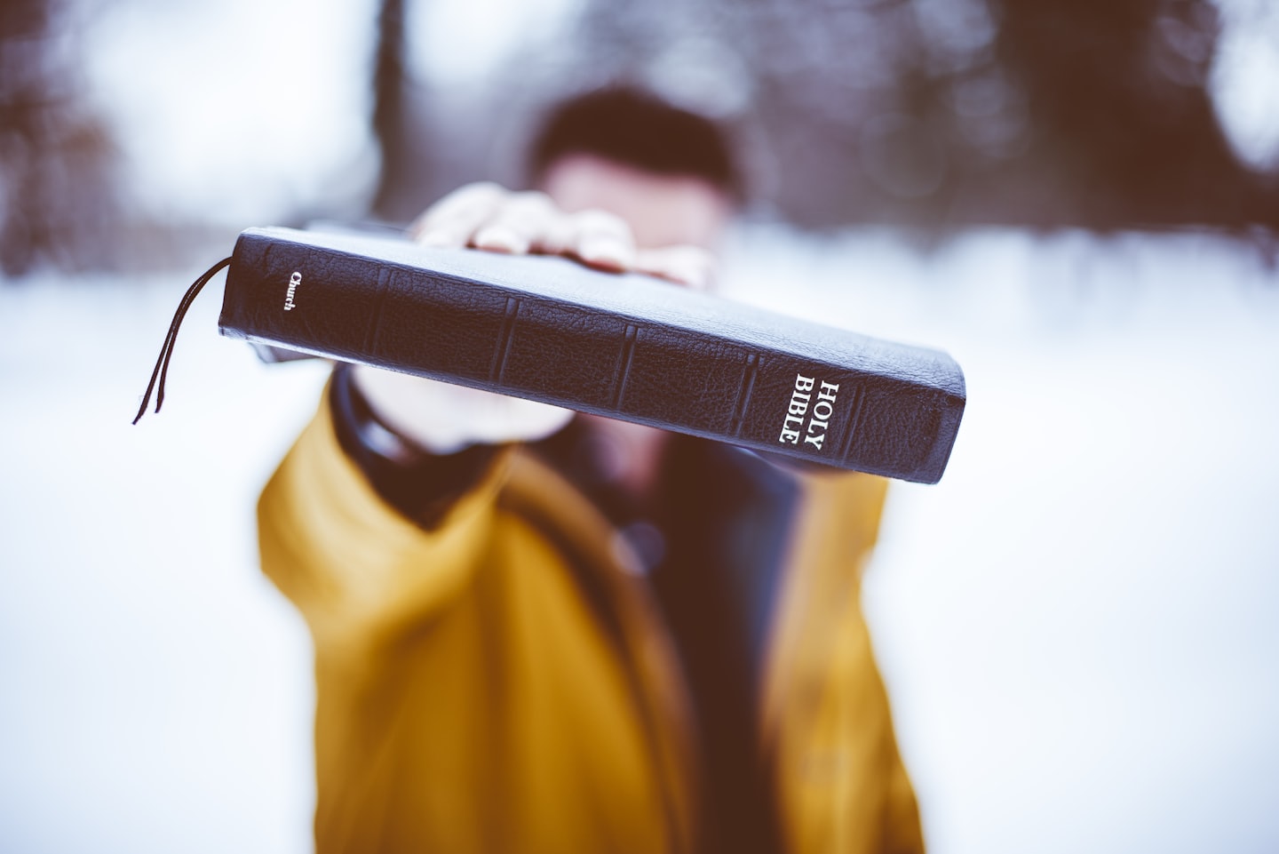 Man with Bible